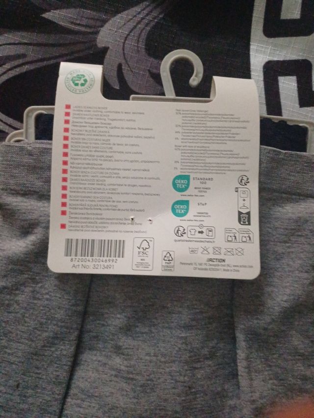 Boxer donna nuovi blu/grigio