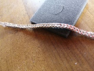Bracciale acciaio uomo - intrecciato