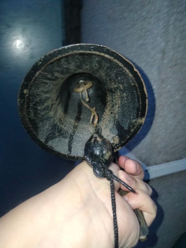 Campana vaca hierro fundido