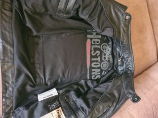 Cazadora cuero moto talla S
