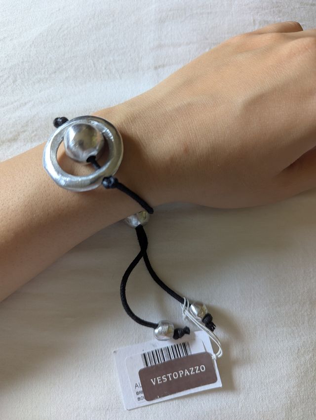 Braccialetto Vestopazzo - Corda e Alluminio
