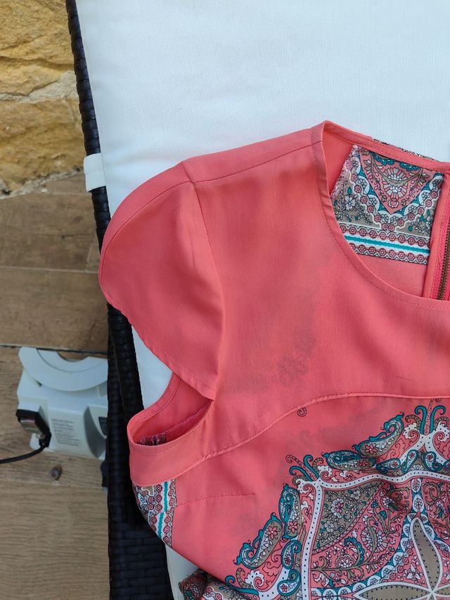 Blusa Cortefiel XL estampada