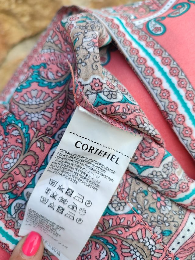 Blusa Cortefiel XL estampada