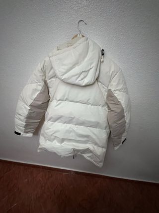 Chaquetón Converse blanco roto y benge 