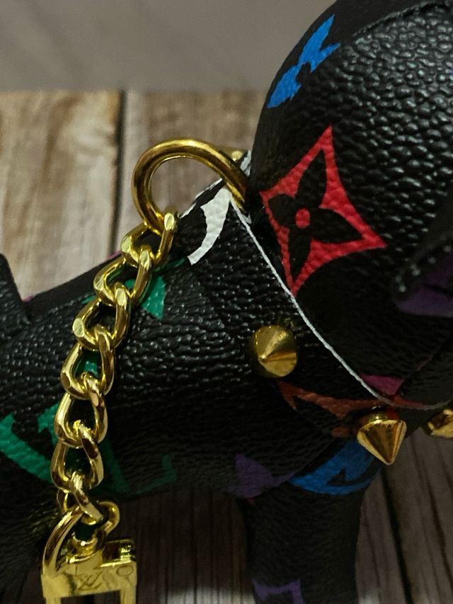 Llavero Bulldog LV multicolor