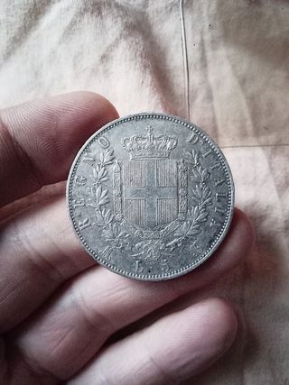 5 Lire 1873 Argento - Vittorio Emanuele II