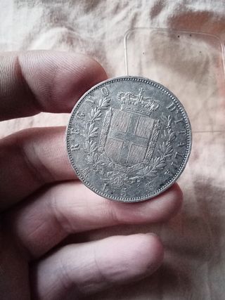 5 Lire 1873 Argento - Vittorio Emanuele II