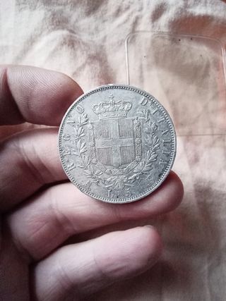 5 Lire 1873 Argento - Vittorio Emanuele II