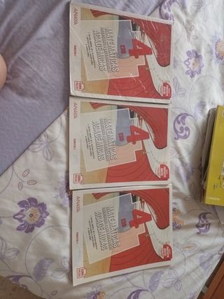 Matemáticas 4º ESO Anaya (3 libros)