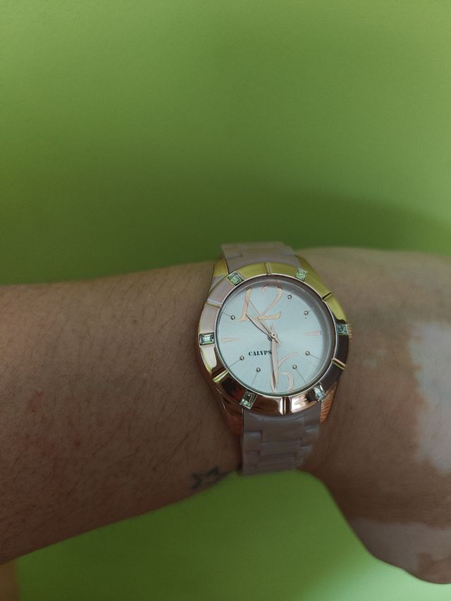 Reloj CALYPSO niña beige y dorado