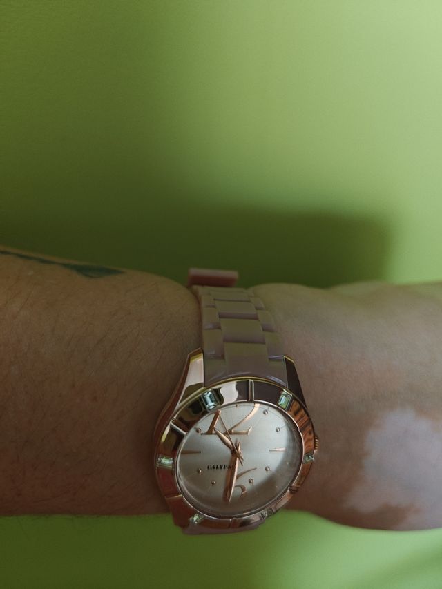 Reloj CALYPSO niña beige y dorado