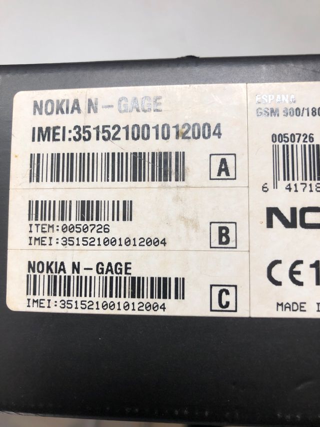 Nokia N-Gage: consola móvil gris plata