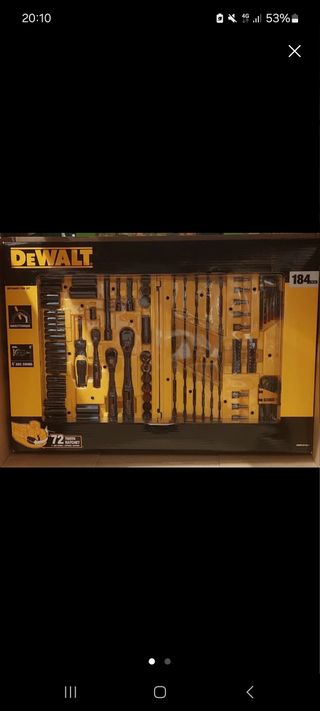 Juego herramientas Dewalt DWMT7184 (184 piezas)