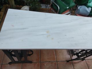 Mesa mármol - Máquina coser