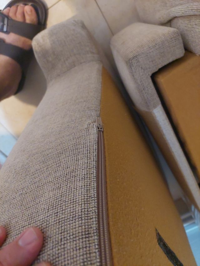 Sofá relax beige - reclinable