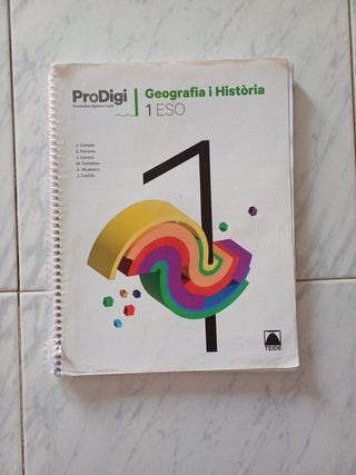 Quadern ProDigi. Geografia i Història 1 ESO