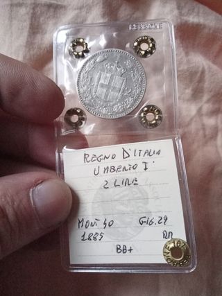 2 Lire 1885 Umberto I - Italia