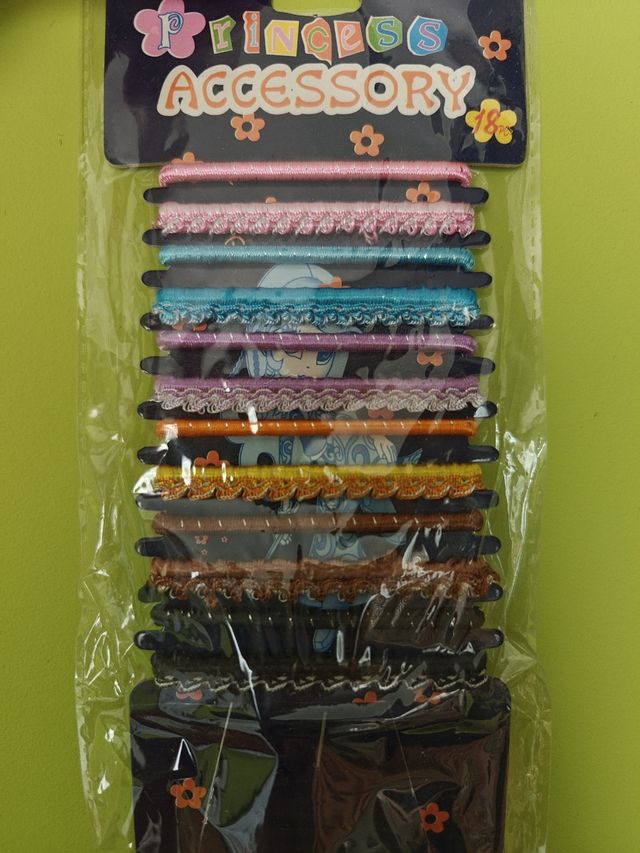 Gomas pelo multicolor - 18 unidades