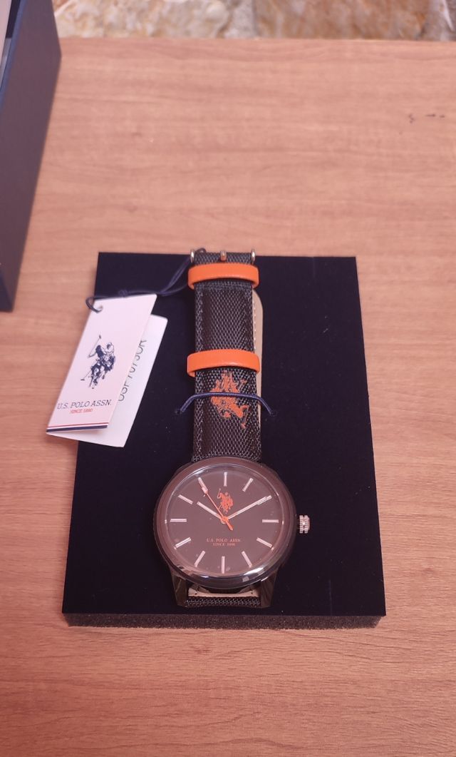 Orologio U.S. Polo Assn. - Nero/Arancione
