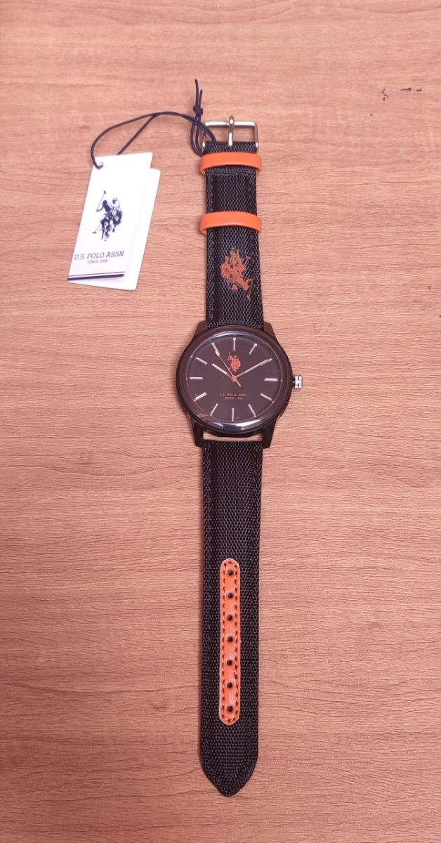 Orologio U.S. Polo Assn. - Nero/Arancione