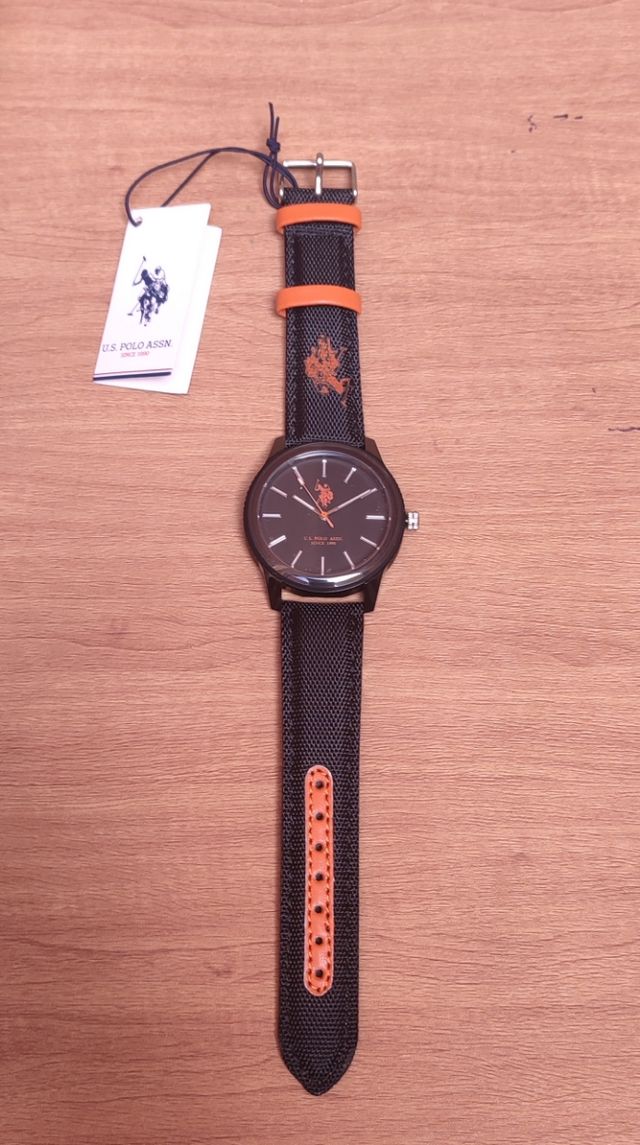 Orologio U.S. Polo Assn. - Nero/Arancione