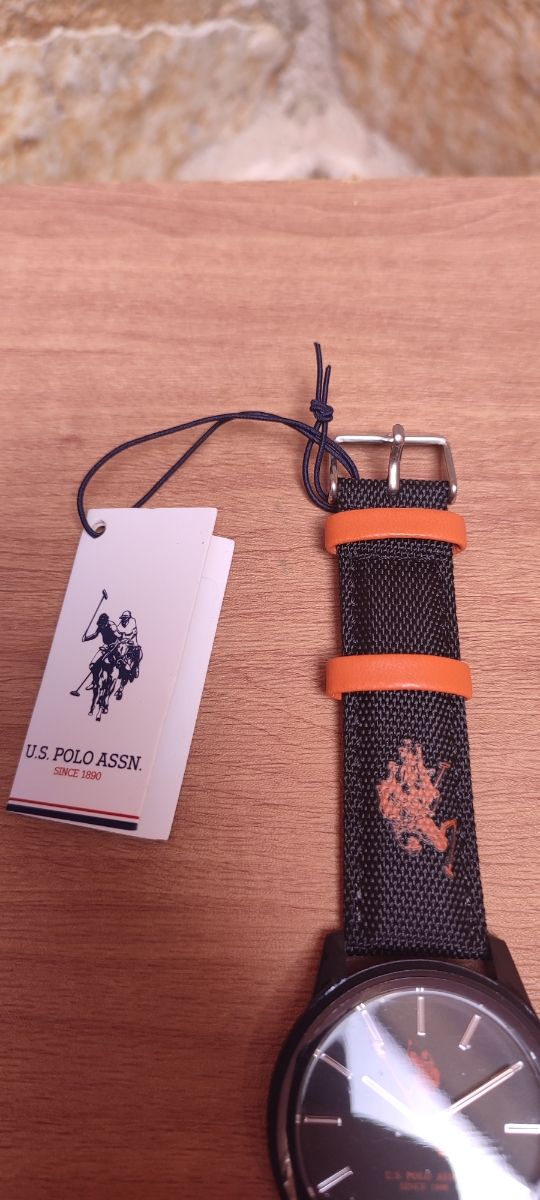 Orologio U.S. Polo Assn. - Nero/Arancione