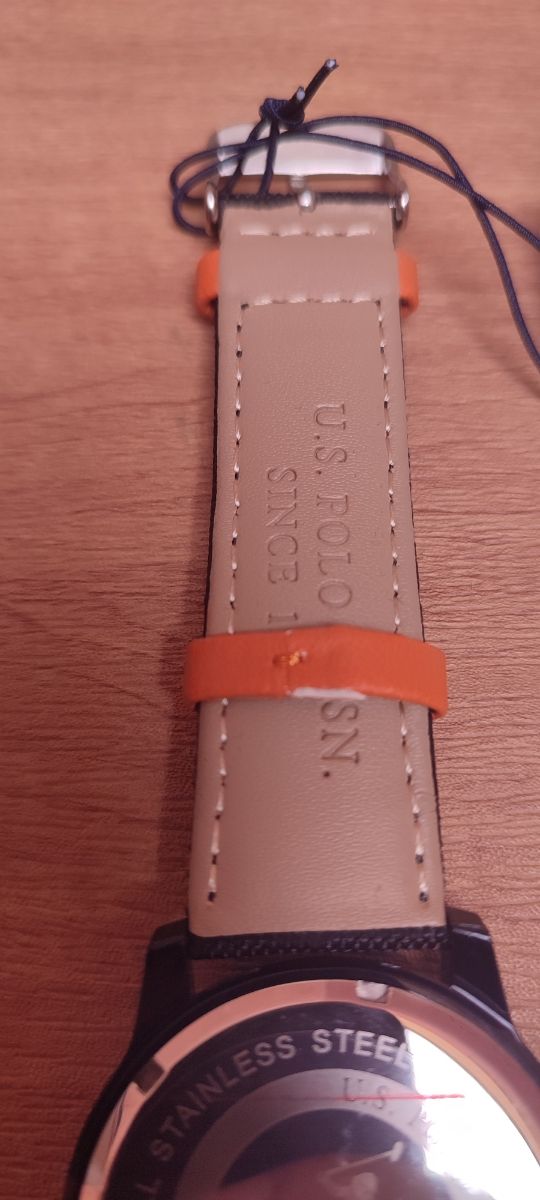 Orologio U.S. Polo Assn. - Nero/Arancione