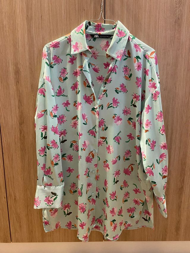 Camisa Zara floral