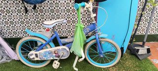 Bicicleta niña Frozen 16" usada