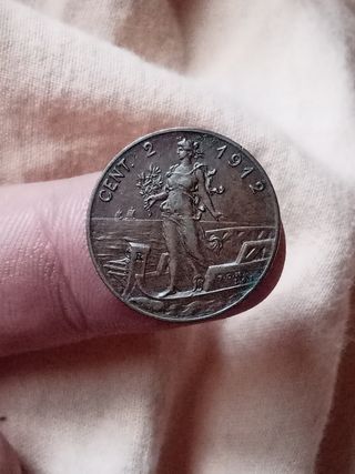 2 Centesimi Italia 1912 - Regno d'Italia rara