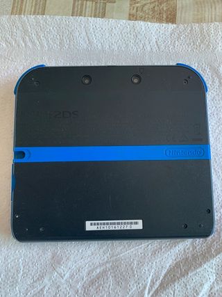 Nintendo 2DS azul - pantalla rota