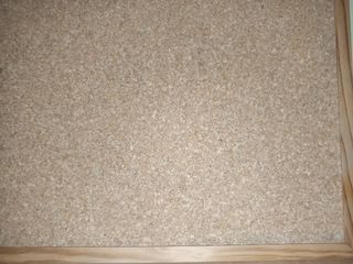 Tablero corcho con marco marrón