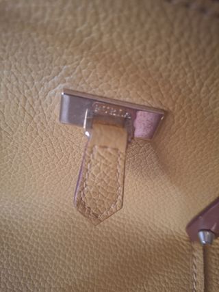 Bolso Furla amarillo piel