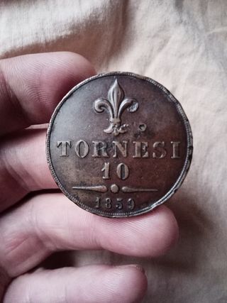 10 Tornesi 1859 Napoli
