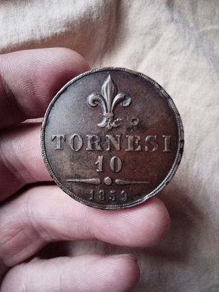 10 Tornesi 1859 Napoli