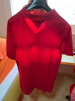 Polo Tommy Hilfiger rojo - Talla L
