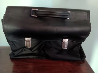 Cartella Prada Uomo - nera in pelle e nylon