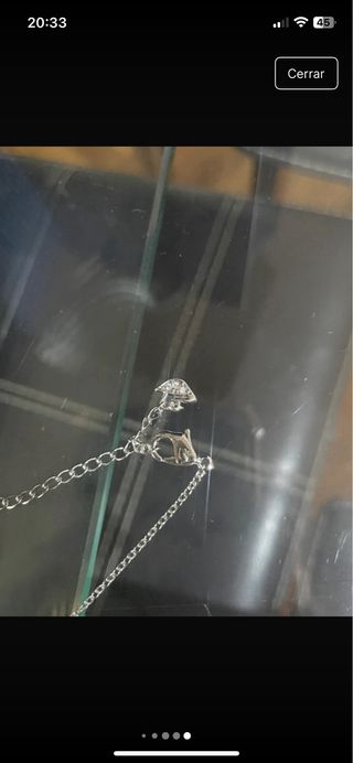 Collar Swarovski aros negros