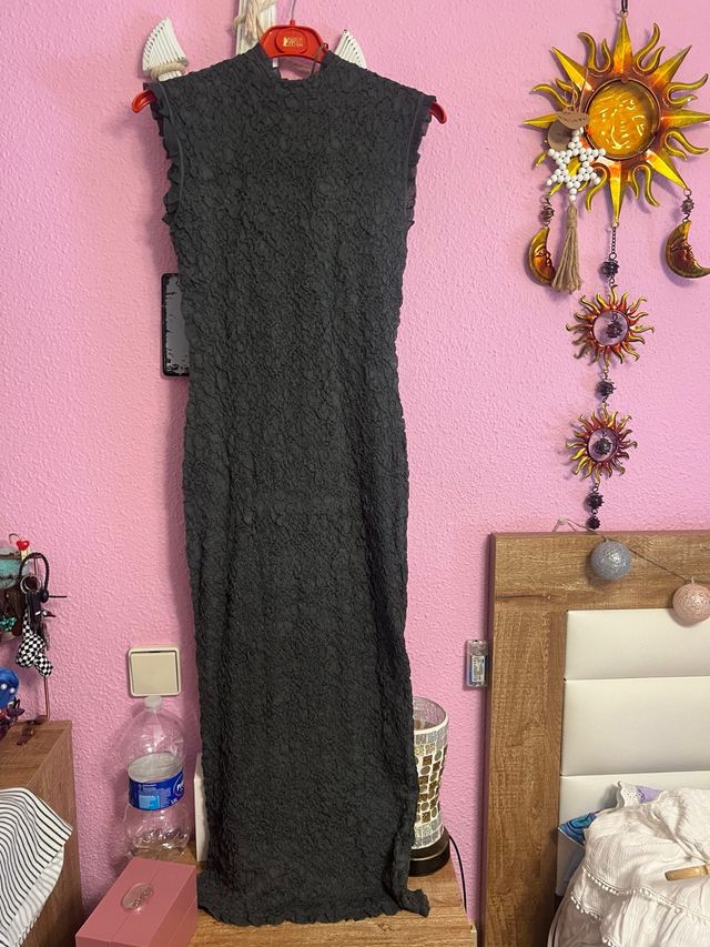 Vestido Zara verde  - Talla S