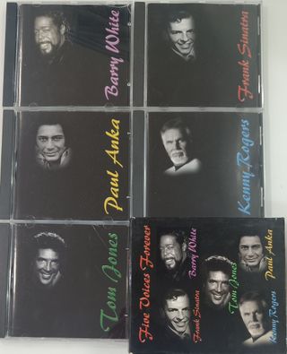 LOTE 5 CD CDs - Five Voices Forever TOM JONES