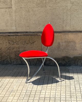 4 sedie vintage postmoderne anni '80