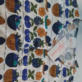 Pijama Frutas Azul Algodón nuevo