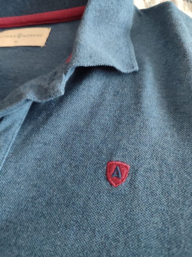 Polo Álvaro Moreno azul Talla M