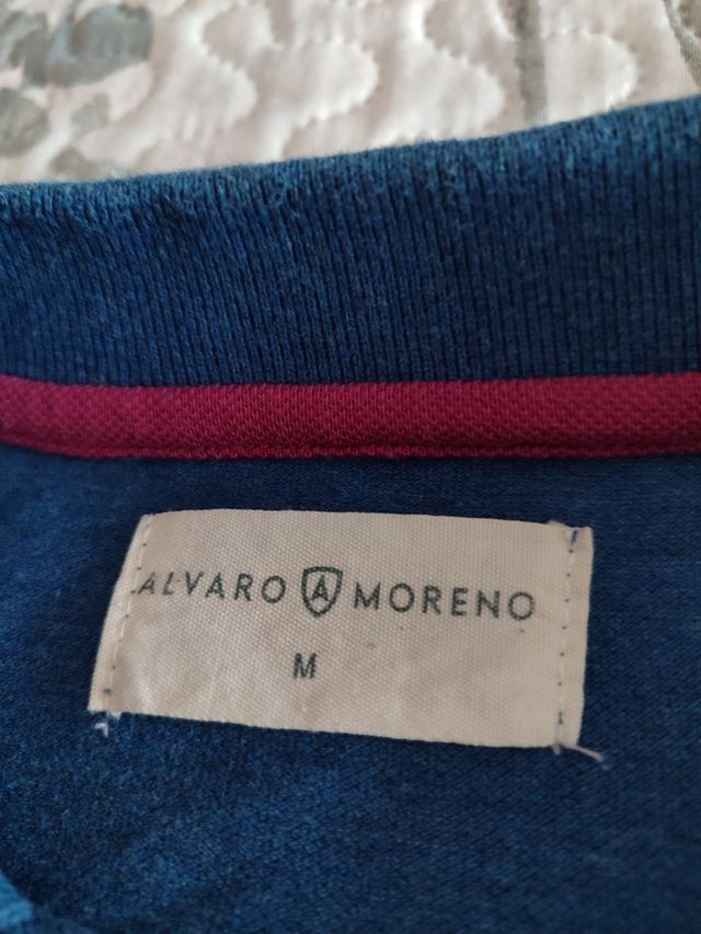 Polo Álvaro Moreno azul Talla M