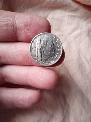 20 Centesimi Italia 1936 - Rara