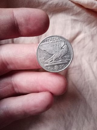 50 Centesimi Italia 1936 - Rara