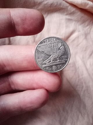 50 Centesimi Italia 1936 - Rara