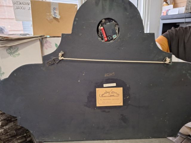 Reloj barco madera Country Corner