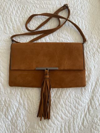 Bolso marrón ante