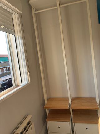 Armario ropero blanco - 2 uds.